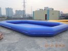 Amusement PVC tarpaulin Inflatable water pool 0.6mm - 0.9mm for Summer Aqua Theme Park for sale